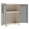 Armoire basse en résine cadenassable à 2 portes Linear Wood Voir les images du produit 8