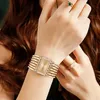 Elegante Damen Armbanduhr mit Quarzwerk, goldenem Produktbild-Vorschau 2