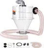 A clear studio shot of a cyclone dust collector with various accessories laid out below it. Anteprima dell’immagine prodotto
