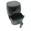 A black air fryer is shown from a high angle against a white background. Produktbild-Vorschau
