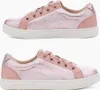 UGG Zilo Mädchen Sneaker  aus rosa Metallic-Veloursleder Produktbild-Vorschau 1