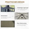 SUGIFT Gartenpavillon Partyzelt Festzelt, Pavillon 3x3 m Produktbild-Vorschau 8