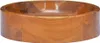 A wooden washbasin is shown against a white background. Náhľad obrázku produktu