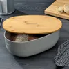 KELA Brotkasten Namur PS-Kunststoff beige 37,5x23,0x14,0cm Produktbild-Vorschau 3