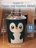 itenga Papierkorb Tiermotiv - PINGUIN - Kawaii Design - ca Produktbild-Vorschau 2