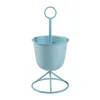 Blumenständer 'Alphen' 1 Topf 48x23cm Metall Hellblau Produktbild-Vorschau 2