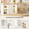 Uittrekbare eettafel met RGB-LED-verlichting, bestuurbaar Productafbeelding-voorbeeld 8