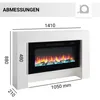Elektrokamin BALDERIA Herkules - Standkamin - Weiß Produktbild-Vorschau 6