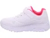 A side view of a white and pink sneaker. Voir les images du produit