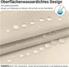 Douchegordijn 240x180 cm, beige, waterafstotend, Productafbeelding-voorbeeld 2