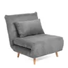 HOMLA Sofa SOLACE 1-osobowa, z funkcją spania sztruksowa Podgląd zdjęcia produktu 1