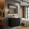 RODAN | Koupelnová Skříňka - 80 CM - Černá Matná - Moderní Náhled obrázku produktu 3