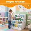 COSTWAY 4 stufiges Kinder Bücherregal, Kinderregal mit Fach Produktbild-Vorschau 5