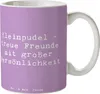 Mr. & Mrs. Panda Kaffeetasse Spruch Kleinpudel Freunde - Produktbild-Vorschau 1
