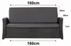 Podsedáky na zahradní lavičku 160x60x50cm Sedák s Náhled obrázku produktu 5
