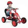 Gokart dla dzieci COSTWAY, samochód na pedały z regulowanym Podgląd zdjęcia produktu 1