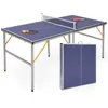COSTWAY Prenosná súprava na stolný tenis, priestorovo Náhľad obrázku produktu 1