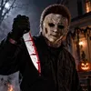 Michael Myers Maske, Horror Maske mit Spielzeugmesser, Produktbild-Vorschau 6
