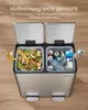 Odpadkový koš se 2 přihrádkami, odpadkový koš 2 x 30 l, Náhled obrázku produktu 8