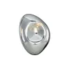 Wandleuchte Metall Glas E14 27,5 cm hoch Chrom glänzend Produktbild-Vorschau 1