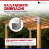 GeZu Impex Pfostenecke 2 Balken 121 x 121 mm Feuerverzinkt Produktbild-Vorschau 5