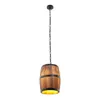 Suspension rétro en fût de vin, lustre en bois, suspension Voir les images du produit 5