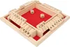 Dřevěná hra s kostkami Shut the Box, 4stranná deska s 10 Náhled obrázku produktu 2