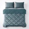 Sleeptime Lazy Teddy/Samt Grün 200x200cm + 2x60x70 cm Produktbild-Vorschau 2
