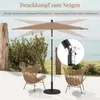 COSTWAY Parasol balkonowy 210 x 140 cm, prostokątny parasol Podgląd zdjęcia produktu 5