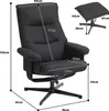 HOMCOM Relaxsessel mit Hocker, Fernsehsessel mit Produktbild-Vorschau 3