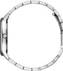 Side view of a silver watch with a metal band against a white background. Anteprima dell’immagine prodotto