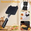 Toasted Sandwich Maker,Antihaft gegrilltes Sandwich Panini Produktbild-Vorschau 6