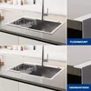 Cecipa MAX Spülbecken Edelstahl 60x45 Set, handgefertigte Produktbild-Vorschau 5