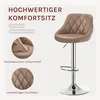 WOLTU 2er Set Barhocker Barstuhl leichte reinige Produktbild-Vorschau 4