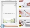 Diagrams showing how to install a roller blind mounting bracket, with measurements for a window blind. Produktbild-Vorschau