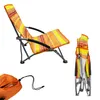 2.04 Sedia da spiaggia pieghevole - arancione - 62196 Anteprima dell’immagine prodotto 4