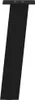 A single black metal table leg, angled diagonally. Produktbild-Vorschau