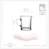 PLATINUX Kaffeegläser mit Henkel aus Glas 220ml (max.280ml) Produktbild-Vorschau 4