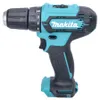 Makita DF333DZ, Wiertarka pistoletowa, Turkusowy, 1 cm, Podgląd zdjęcia produktu 3