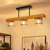 ZMH Deckenlampe Holz 3 flammig E14 Deckenleuchte Produktbild-Vorschau 1