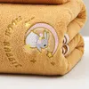Badetuch Koralle Fleece Wasserabsorption weich verdicken Produktbild-Vorschau 2