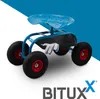 Bituxx Garten Rollhocker Hocker Arbeitshocker Sitzhocker Produktbild-Vorschau 2