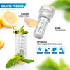 NORDMUT® Edelstahl Trinkflasche isoliert + Teesieb – Produktbild-Vorschau 4