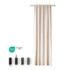 Vorhang Amber Blickdicht 140x270cm- Kräuselband - Wollweiß Produktbild-Vorschau 2