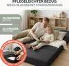 Blumtal Klappmatratze 140x200 cm - 3teilige Gästematratze Produktbild-Vorschau 5
