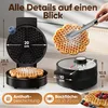 ProfiCook® Wafelijzer in hartvorm | met antiaanbaklaag | Productafbeelding-voorbeeld 7