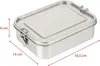Wenco Lunchbox Edelstahl 2 Fächern Brotdose 850 Ml Produktbild-Vorschau 12