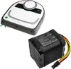 A robot vacuum cleaner and its battery are shown against a white background. Náhled obrázku produktu
