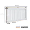 FATIVO Kryt topení 152×20×92,5 cm – Vysoký kryt topení v Náhled obrázku produktu 3
