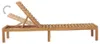 vidaXL Sonnenliege Massivholz Teak Produktbild-Vorschau 4